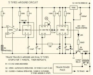 model railroad circuit