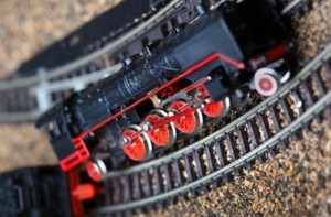 model train derailment