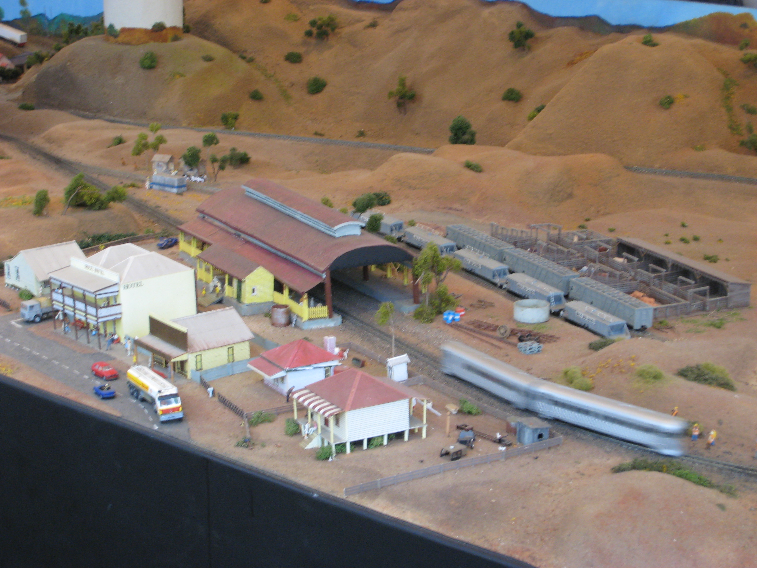 Desert Layout Scenery Model Train, Model Train Landscaping Ideas