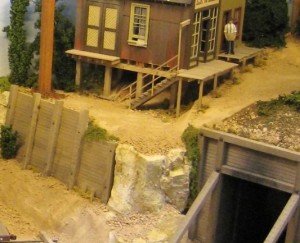 mining town model railroad