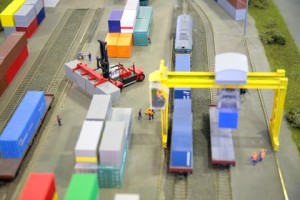 model train containers