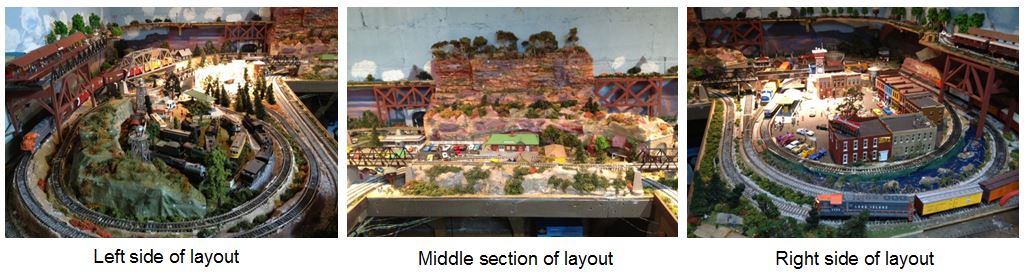model train layout photo