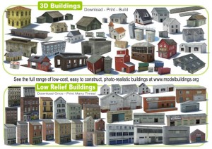 scale model railroad buildings