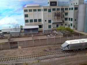 model train layout photo