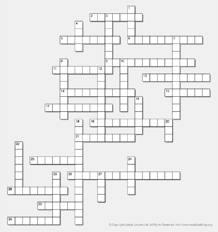 one of a models repertoire crossword