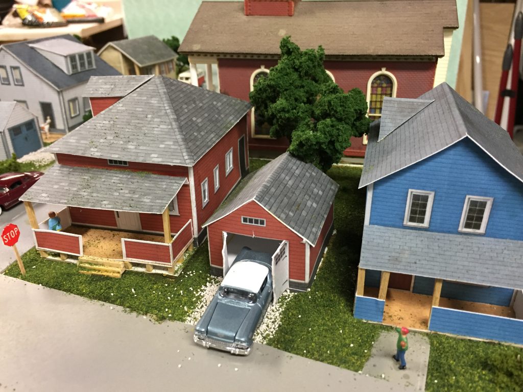 model layout houses scale ho