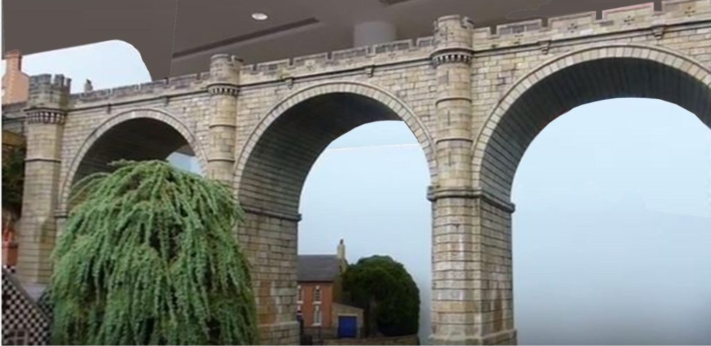 York Model Railway Show arched bridge