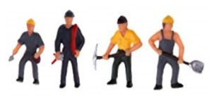 plastic model people ho scale