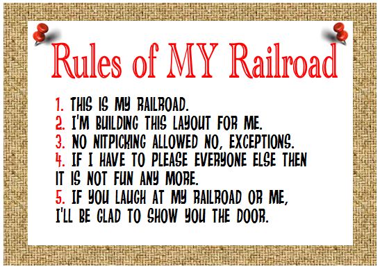 train room sign