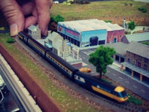 T Gauge Model Train Layout