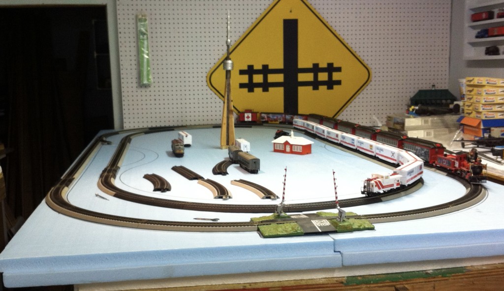 portable model train layout