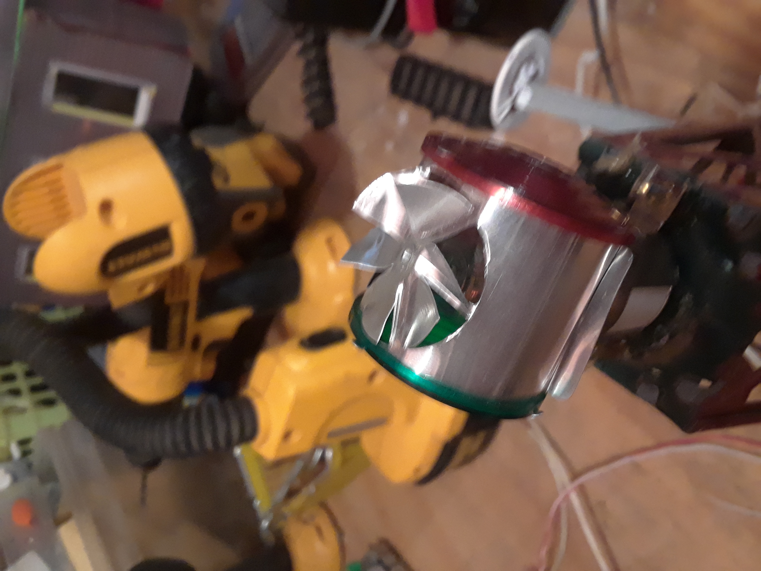 model railroad wind turbine