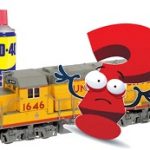 wd40 on model trains