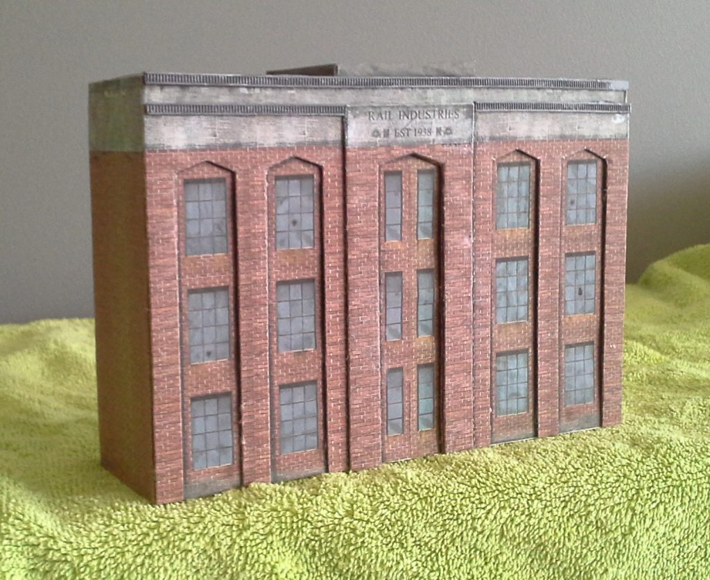 long warehouse background structure ho scale