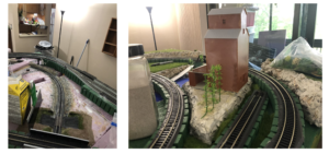 kims model train layout update