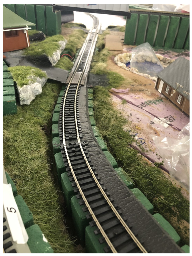 Kims model train layout photo